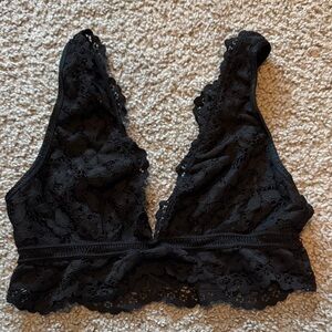 Victoria’s Secrets Black Lace Bralette Small